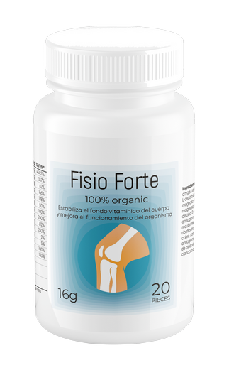 Fisio Forte fórmula 100% orgánica con certificación GMP — 6 activos para articulaciones