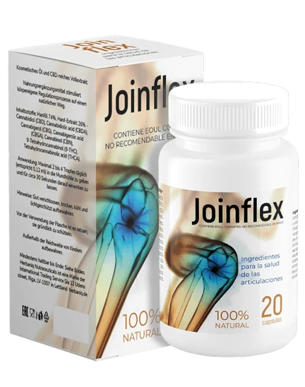 Frasco Joinflex cápsulas articulares 20 unidades — Cúrcuma, MSM, Colágeno, Ácido Hialurónico y Bromelina para articulaciones en Colombia