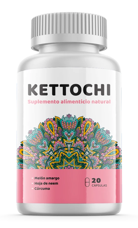Frasco Kettochi cápsulas 20 unidades — Melón Amargo, Neem, Cúrcuma, Fenogreco, Cromo y ALA para glucosa en Colombia