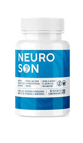 Neuroson fórmula natural con certificación GMP — 5 activos para la salud auditiva y reducción del zumbido