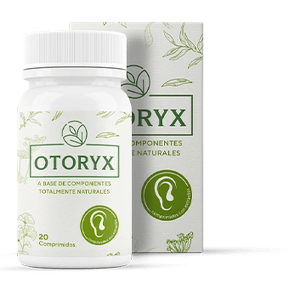 Frasco Otoryx 20 comprimidos — Ginkgo Biloba, Vinpocetina, B12, Ácido Fólico, NAC y Magnesio para audición en Colombia