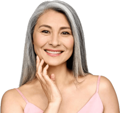 Mujer colombiana sonriente con piel luminosa — Oxys reduce arrugas y manchas pigmentarias con 6 activos naturales antiedad