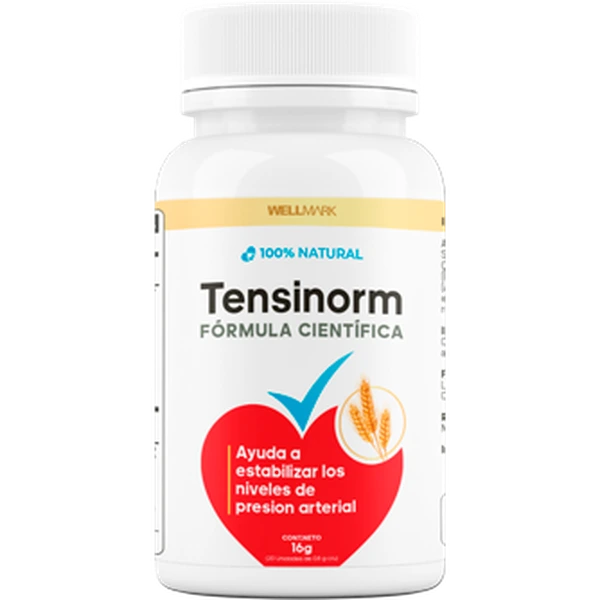 Frasco Tensinorm Fórmula Científica — Omega 3, Resveratrol, Ajo negro, Olivo y Magnesio para presión arterial en Colombia