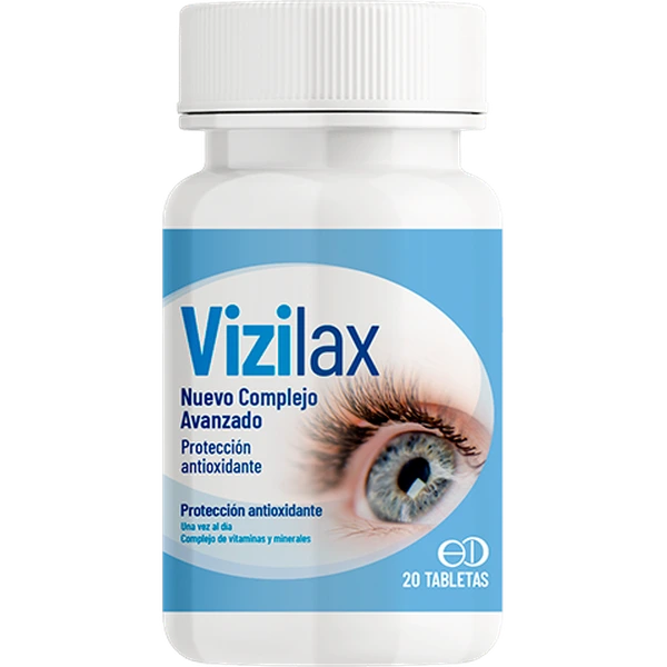 Frasco Vizilax 20 tabletas — Arándano, Luteína, Zanahoria, Agracejo, Zinc y Vitamina E para protección ocular en Colombia